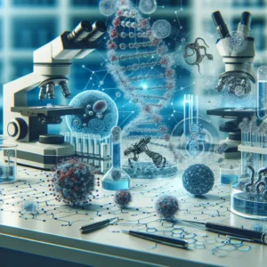 nanobiotechnology stock photo