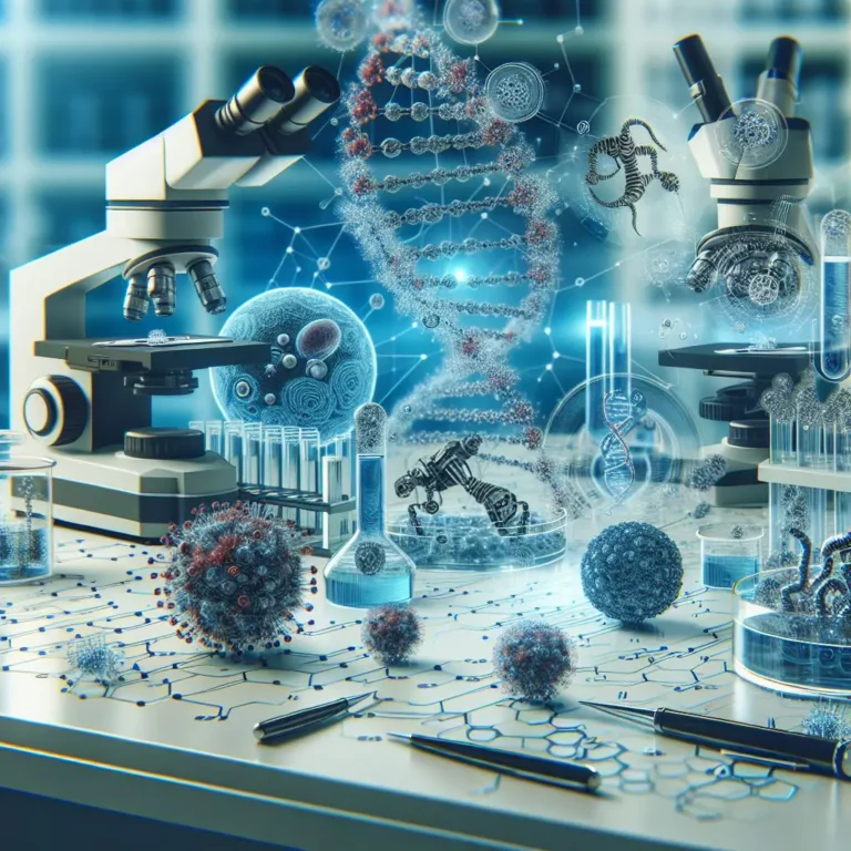 nanobiotechnology stock photo