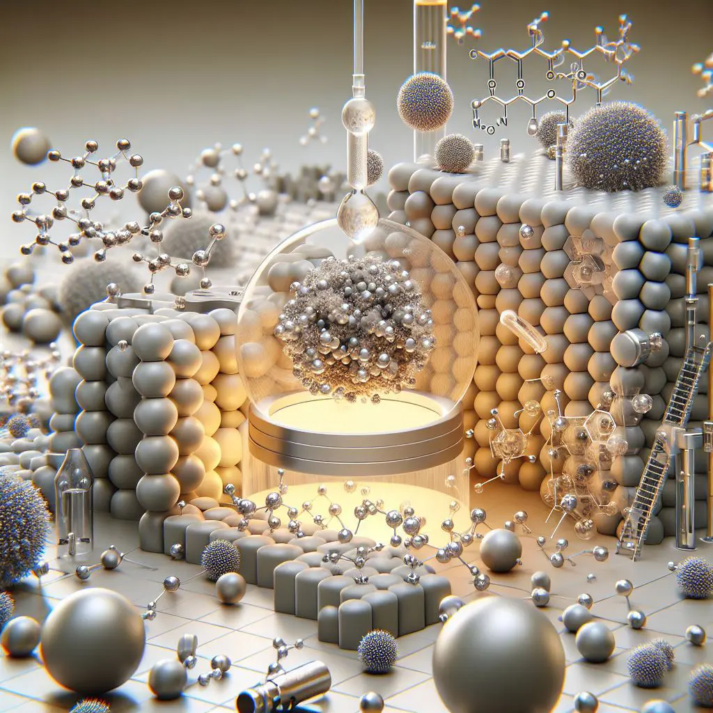 nanocatalysis stock photo