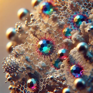 nanocrystals and nanoplasmonics stock photo