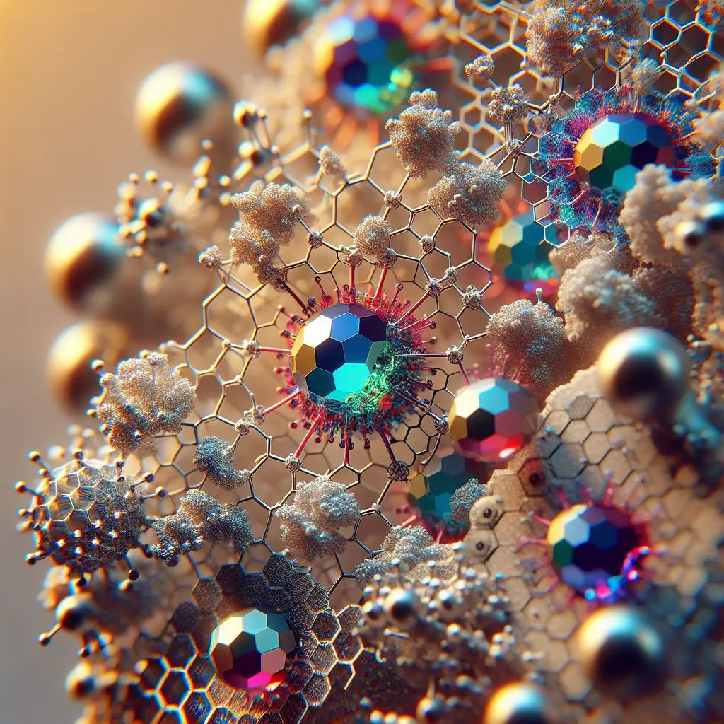 nanocrystals and nanoplasmonics stock photo