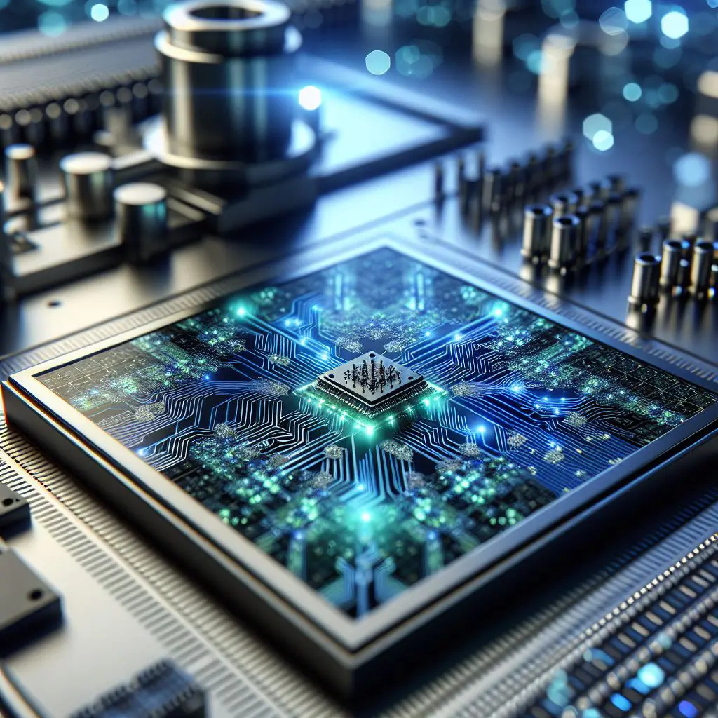 nanoelectronics stock photo