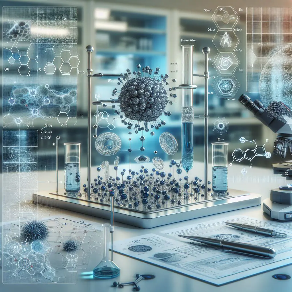 nanofluidics and mechanobiology stock photo