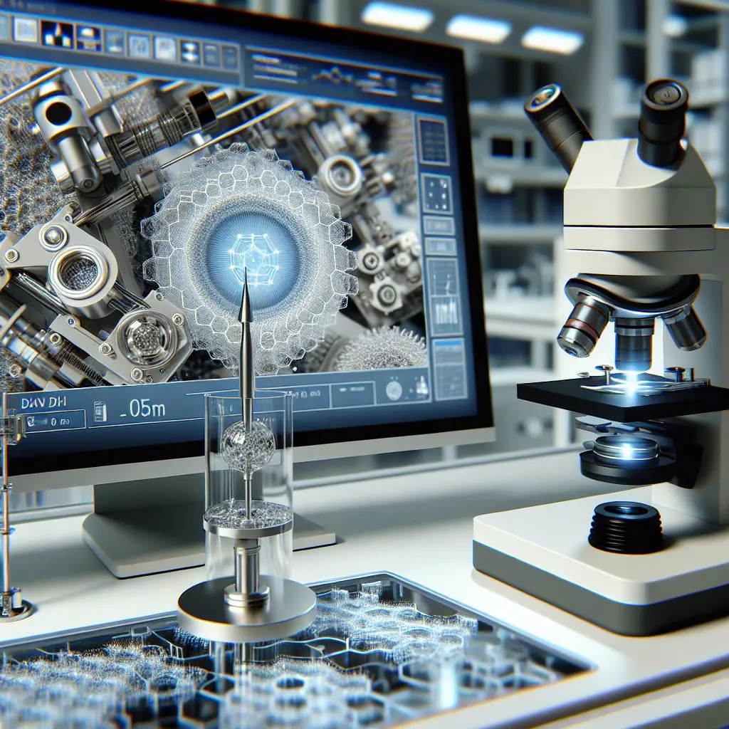 nanomechanics stock photo