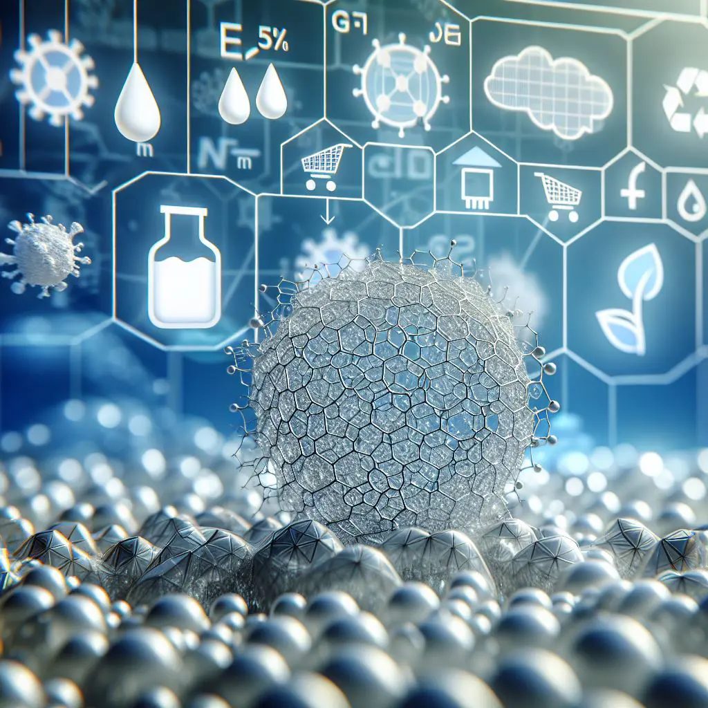 nanomembrane and environment stock photo
