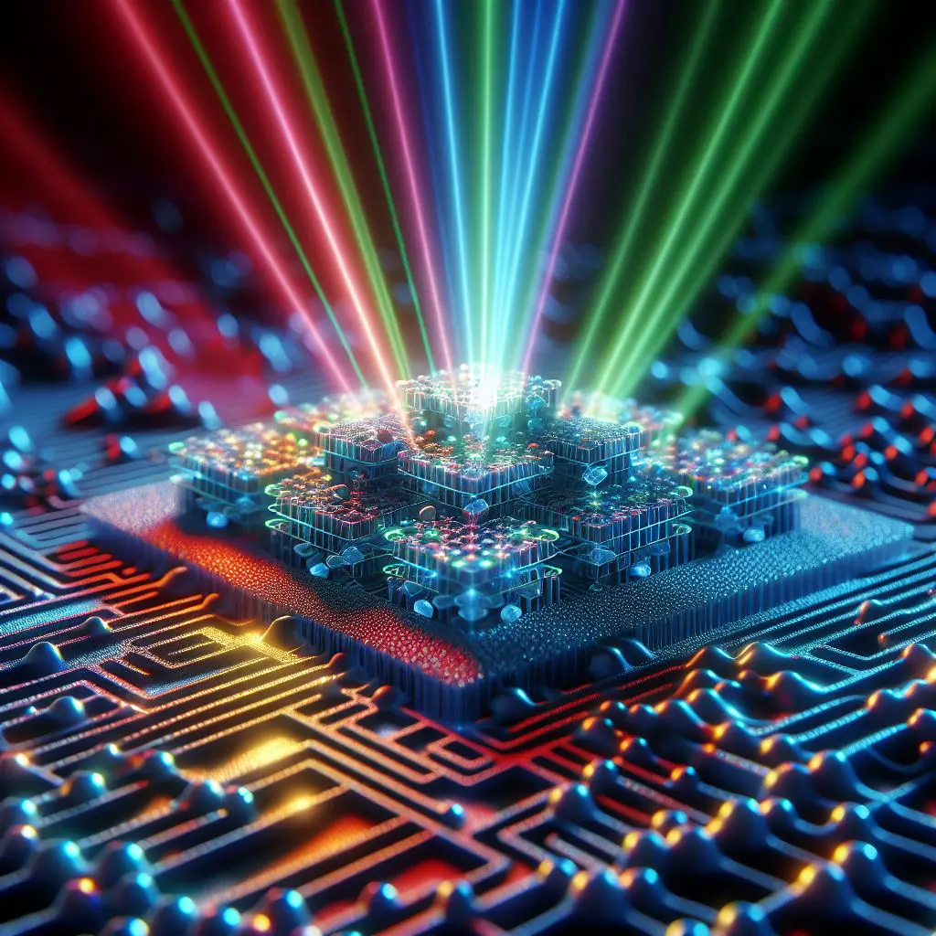 nanophotonics stock photo