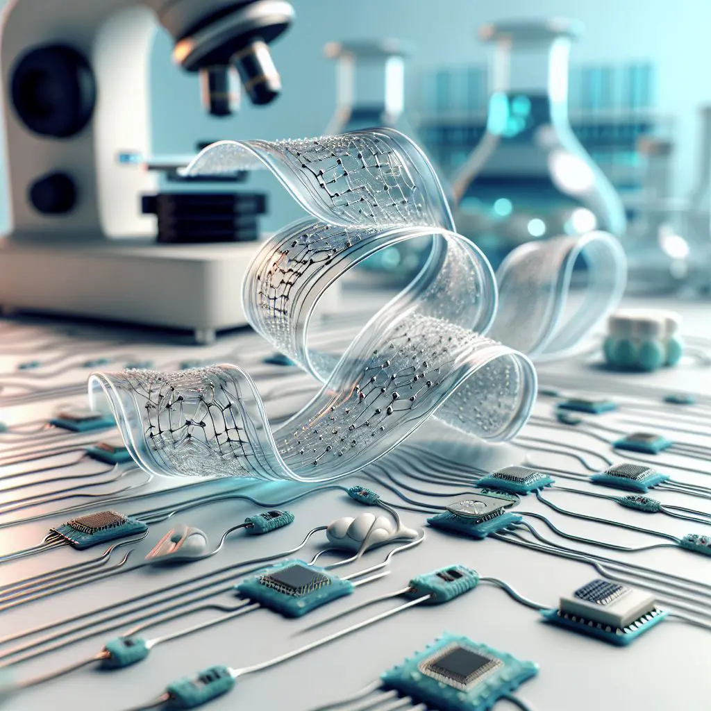 soft bioelectronics stock photo