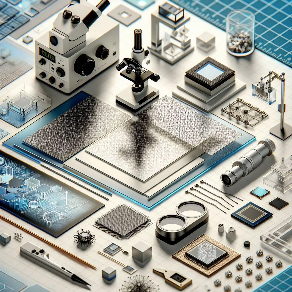 2D materials and devices stock photo