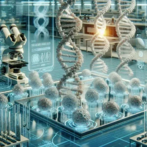 DNA and RNA Nanotechnology stock photo